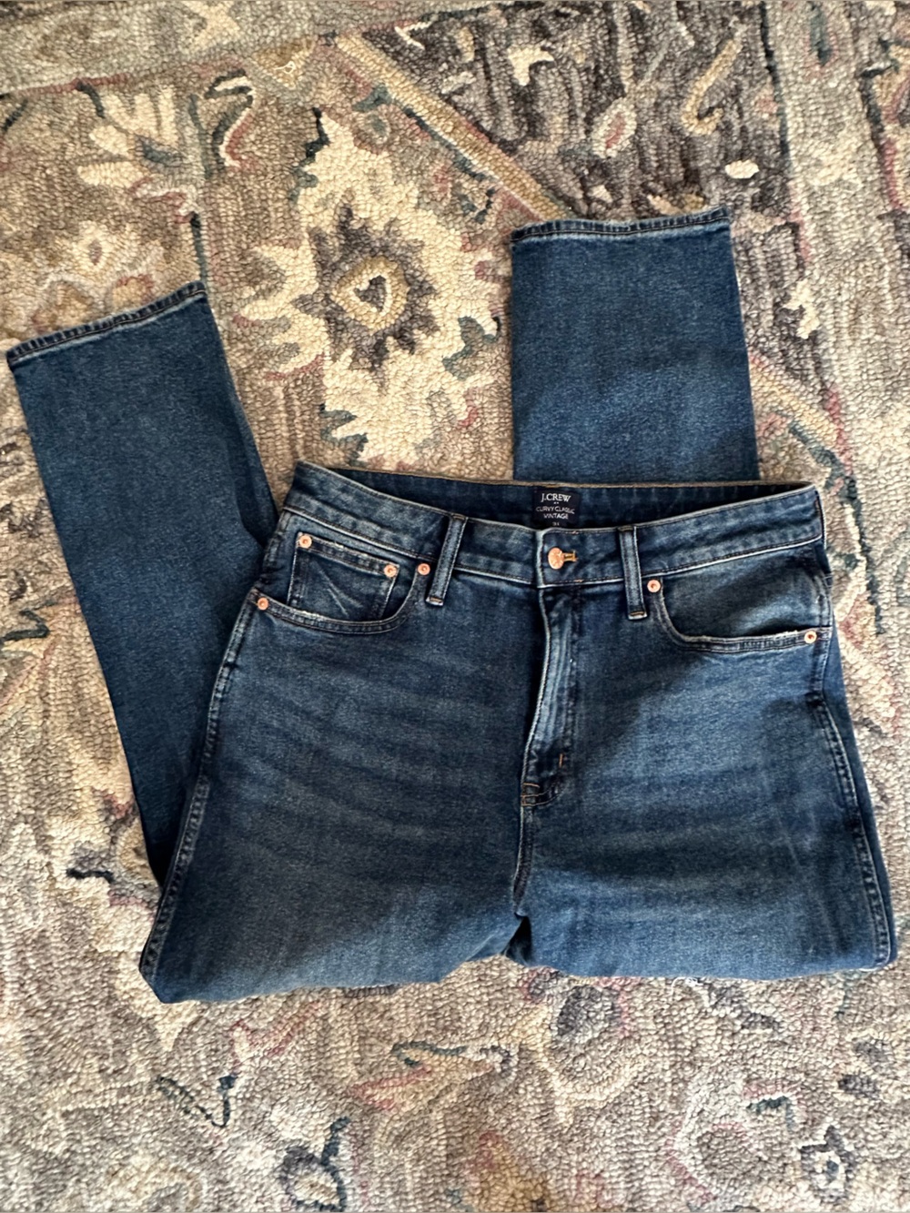 NEW W TAGS J. Crew Dark Blue CURVY CLASSIC VINTAGE Jeans